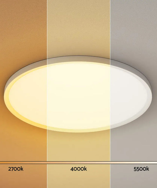 42W Tri Colour Ultra-THIN LED Oyster Lamp 40cm - Home & Garden > Lighting > Ceiling Lights