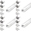 "Micro Surface Aluminium Mounting Profile System - Silver 8MM X 9MM for LED Strip Lighting"