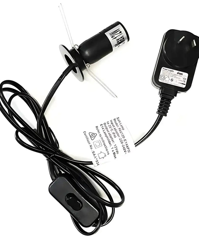 4kg Heart Upright Salt Lamp – Timber Base (12V – 12W) - Home & Garden > Lighting > Night Lights & Ambient Lighting