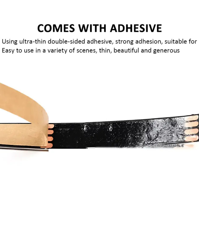 Adhesive strip with backing partially peeled on 4M RGB LED Strip Lights IP65 waterproof