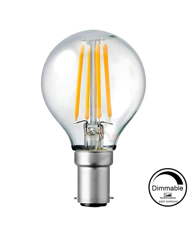 4W 400lm B15 2700K Clear Dimmable LED Fancy Round - Home & Garden > Lighting