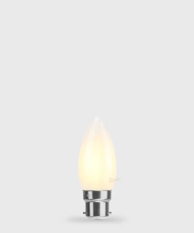 4W Candle LED Bulb B22 Frost in Warm White