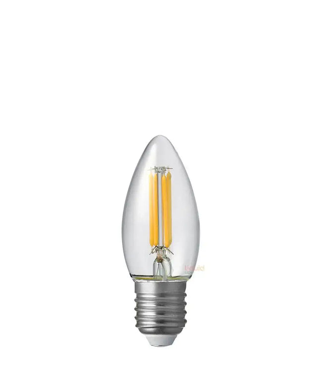 4W Candle LED Bulb E27 Clear in Natural White