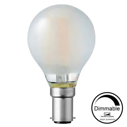 4W 470lm B15 2700K Frost Dimmable LED Fancy Round - Home & Garden > Lighting