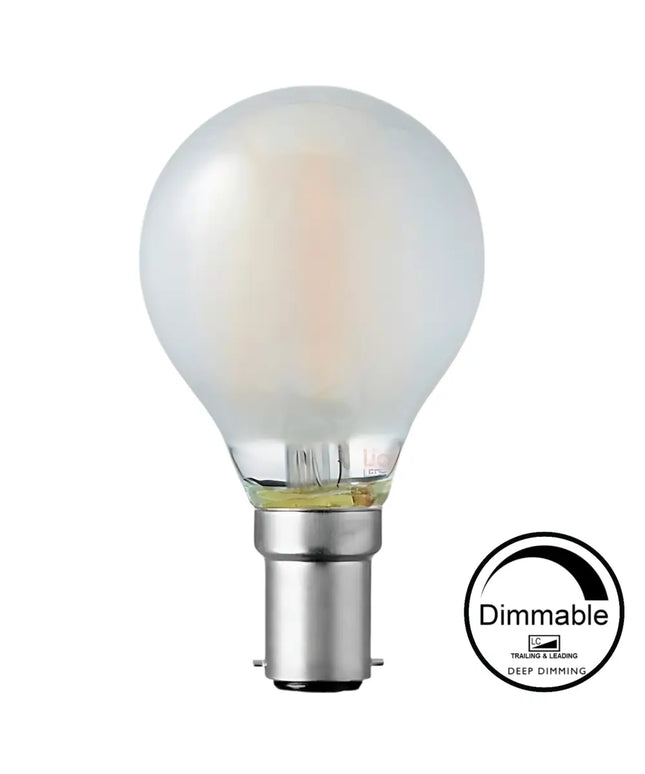 4W 470lm B15 2700K Frost Dimmable LED Fancy Round - Home & Garden > Lighting
