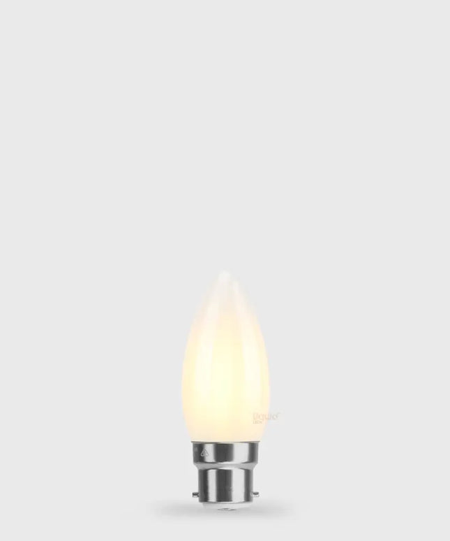 4W Candle LED Bulb B22 Frost in Warm White