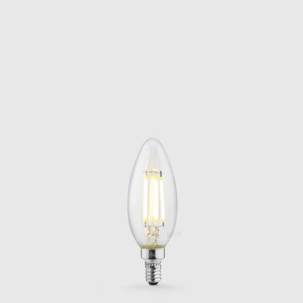 4W Candle LED Bulb E12 Clear in Natural White