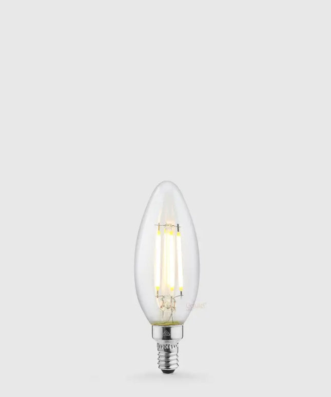 4W Candle LED Bulb E12 Clear in Natural White