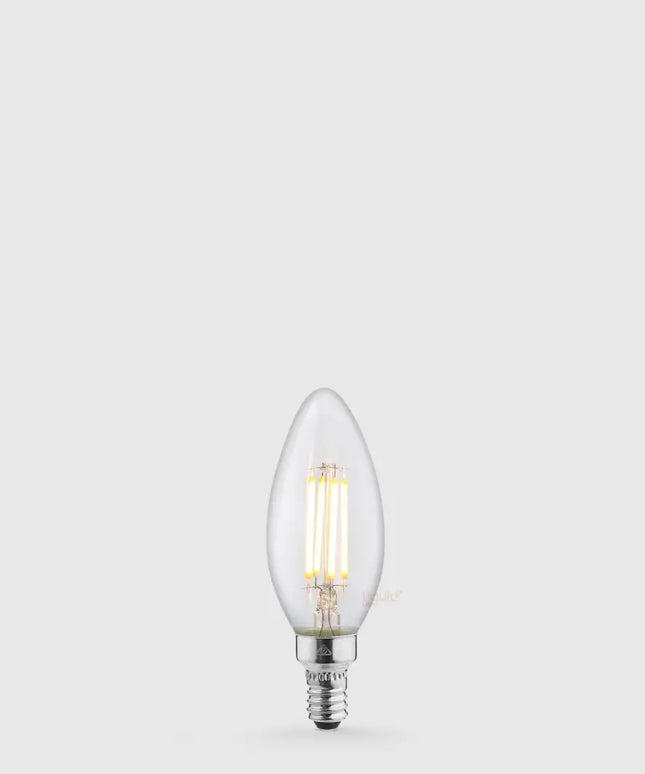 4W Candle LED Bulb E12 Clear in Warm White
