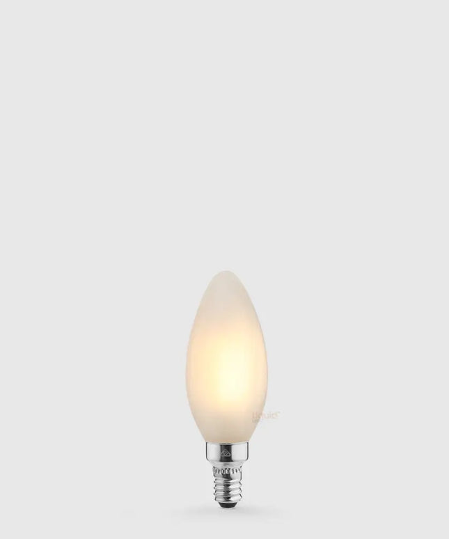 4W Candle LED Bulb E12 Frost in Warm White