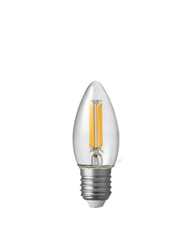 4W Candle LED Bulb E27 Clear in Natural White