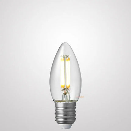 4W Candle LED Bulb E27 Clear in Natural White