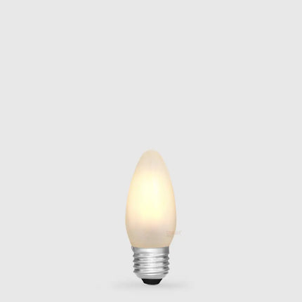 4W Candle LED Bulb E27 Frost in Warm White