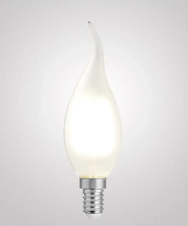 4W Flame Tip Candle Dimmable LED Bulb (E14) Frost in Natural White-Candle Bulbs-Liquidleds