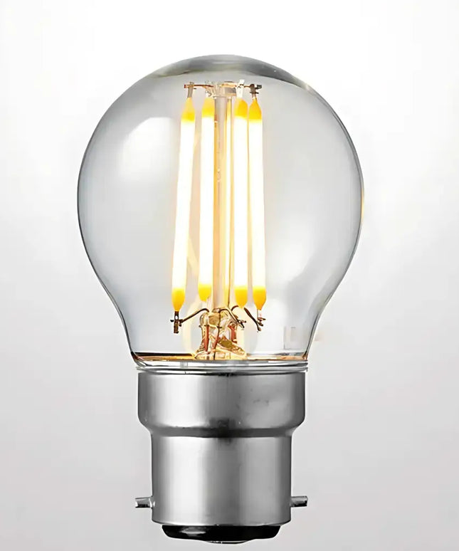 5.5W 806lm B22 2700K Clear Dimmable LED Fancy Round - Home & Garden > Lighting