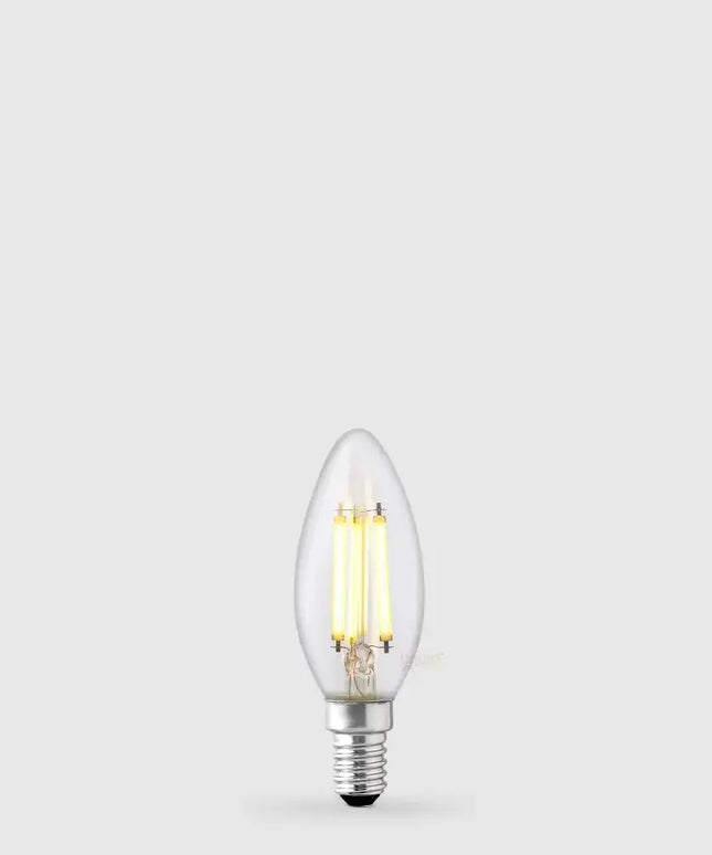 5.5W Candle LED Bulb E14 Clear in Warm White