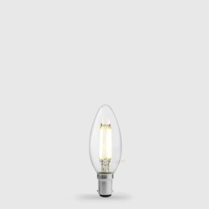 5.5W Candle LED Bulb B15 Clear in Natural White