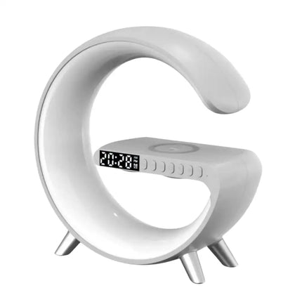 5 in 1 Bedside Table Lamp with 15W Quick Wireless Charger (White) - Home & Garden > Lighting