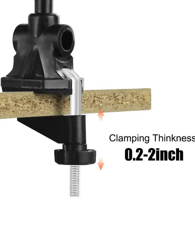 5 X Magnifying Black Clamp Desk Lamp-Home & Garden > Lighting-Dropli