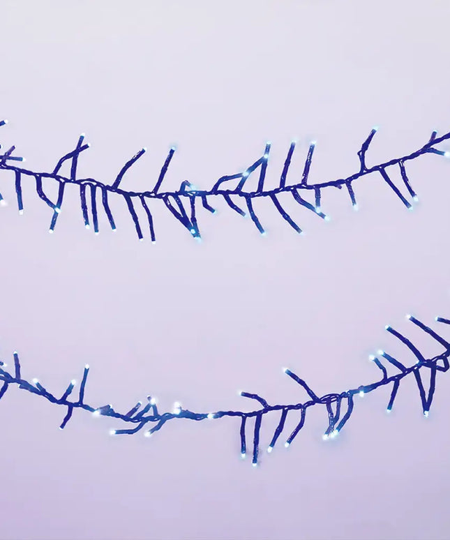 500 LED Connectable Cluster Light - 12 Colour Options - Blue - String Light
