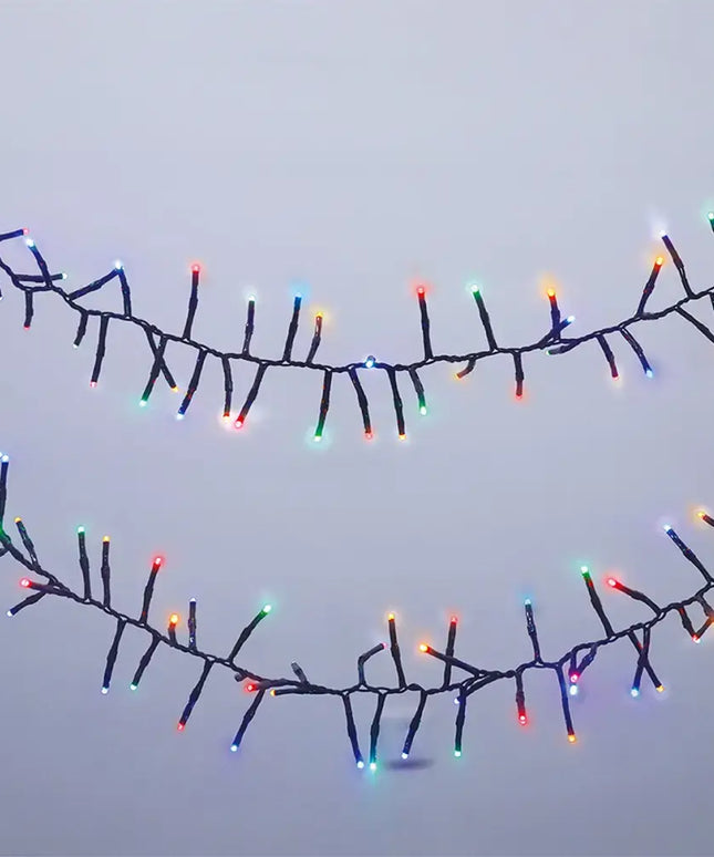 500 LED Connectable Cluster Light - 12 Colour Options - Multicolour - String Light