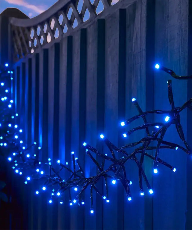 500 LED Connectable Cluster Light - 12 Colour Options - String Light