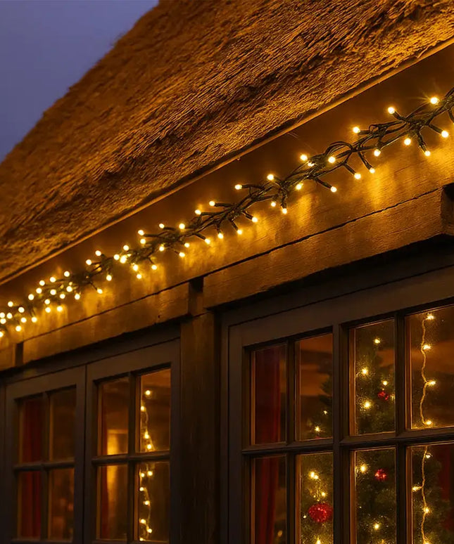 500 LED Connectable Cluster Light - 12 Colour Options - String Light