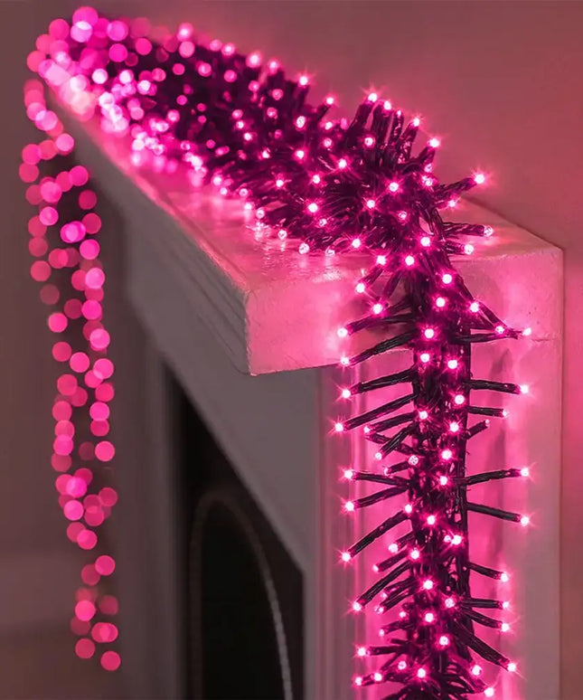 500 LED Connectable Cluster Light - 12 Colour Options - String Light