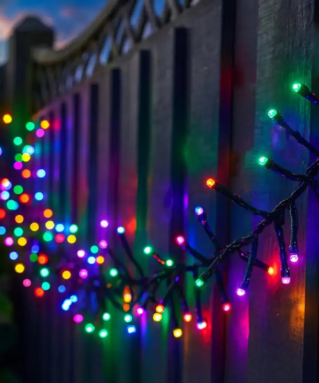 500 LED Connectable Cluster Light - 12 Colour Options - String Light