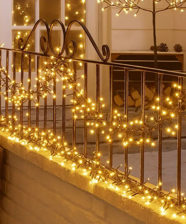 500 LED Connectable Cluster Light - 12 Colour Options - String Light