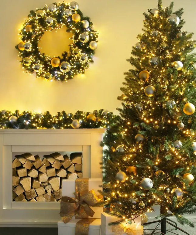 500 LED Connectable Cluster Light - 12 Colour Options - String Light