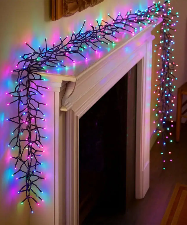 500 LED Connectable Cluster Light - 12 Colour Options - String Light