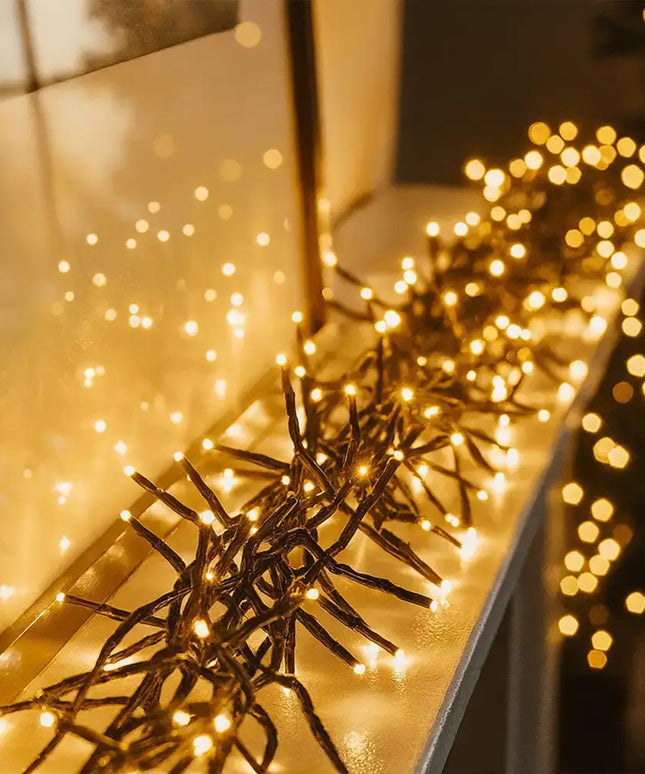 500 LED Connectable Cluster Light - 12 Colour Options - String Light