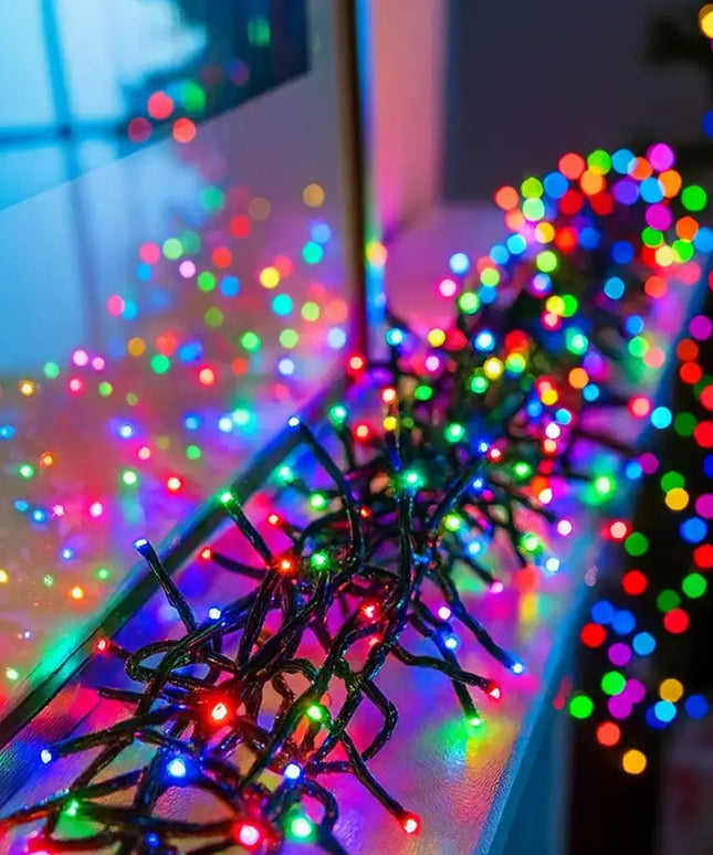 500 LED Connectable Cluster Light - 12 Colour Options - String Light