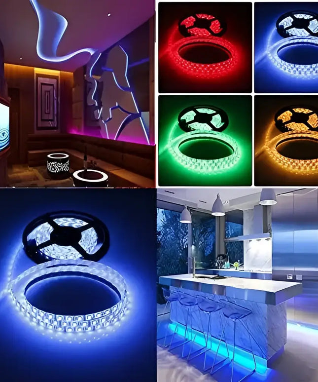 5050 RGB LED Strip Lights Waterproof SMD 300 IP65 5m 12V 44key IR Controller-Home & Garden > DIY-Dropli