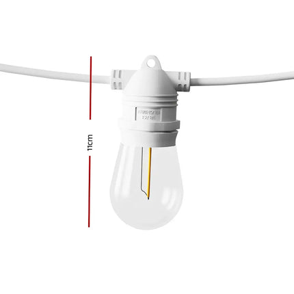 White string light bulb for 50m Festoon String Lights with 50 Bulb Plug in Kit