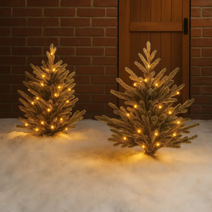 520 LED Connectable Fairy Light Chain Clear Cable - 6 Colour Options