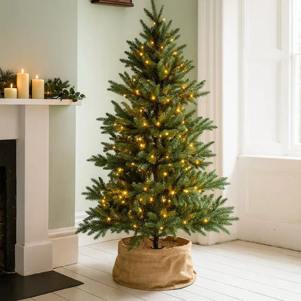 520 LED Connectable Fairy Light Chain Clear Cable - 6 Colour Options