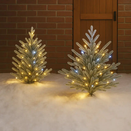 520 LED Connectable Fairy Light Chain Clear Cable - 6 Colour Options