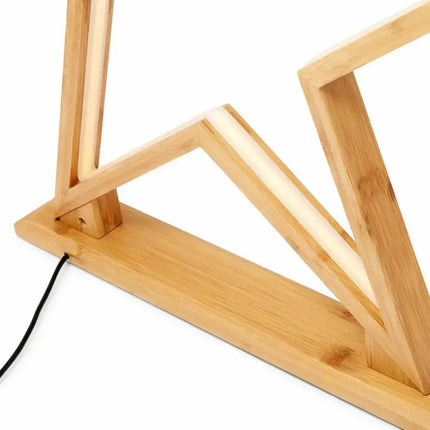 52cm Bamboo Star LED Table Desk Lamp Light Modern Designer - Natural - Home & Garden > Lighting
