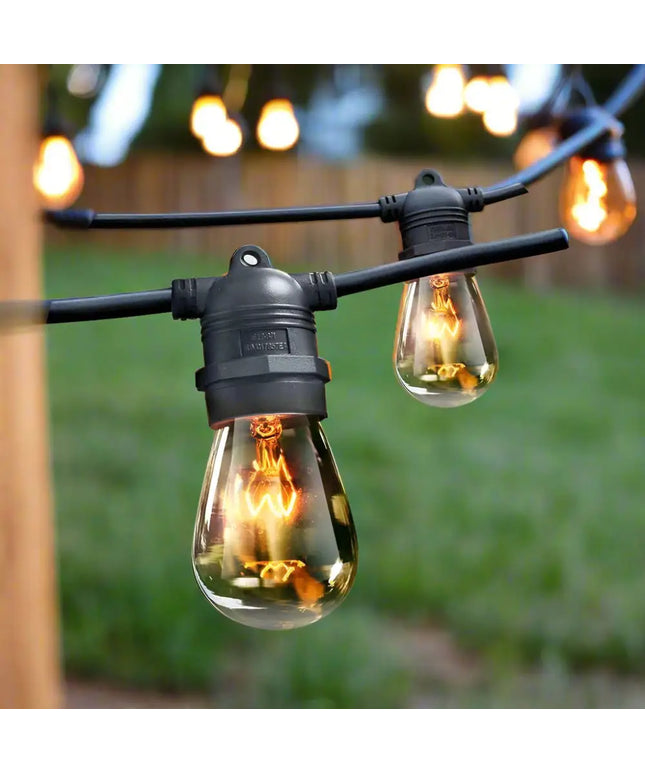 56m Festoon String Lights 60 S14 LED Bulbs Kit-Occasions > Lights-Dropli