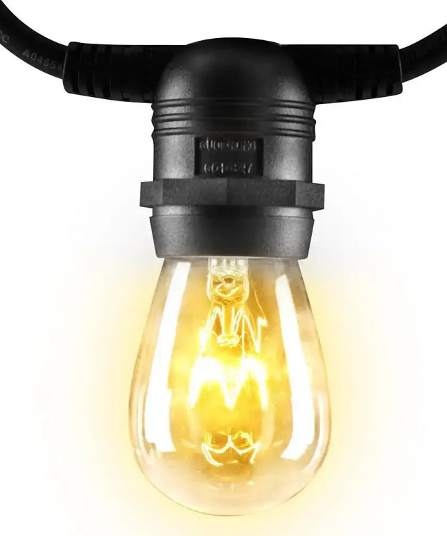 56m Festoon String Lights 60 S14 LED Bulbs Kit-Occasions > Lights-Dropli