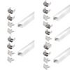 "Micro Surface Aluminium Mounting Profile System - Silver 8MM X 9MM for LED Strip Lighting"