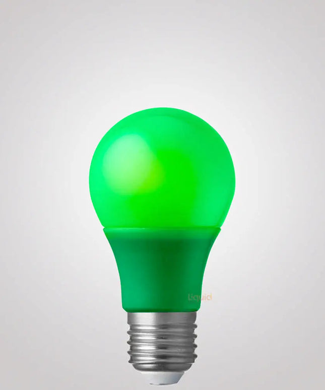 5W Green GLS LED Bulb E27