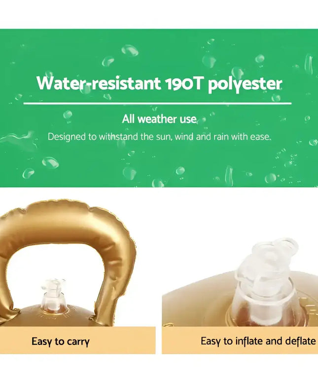 Gold-colored inflatable balloon for 60cm Christmas inflatable ball bauble outdoor decoration