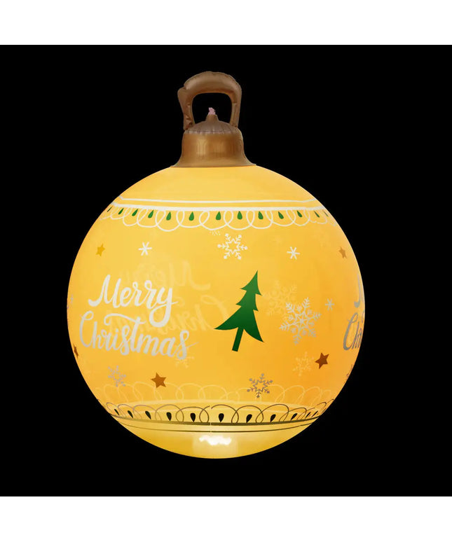 60cm Christmas Inflatable Ball Led Illuminated Xmas Decoration - Occasions > Christmas > Christmas Decorations