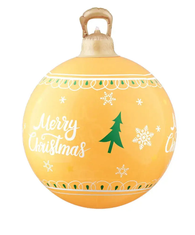 60cm Christmas Inflatable Ball Led Illuminated Xmas Decoration - Occasions > Christmas > Christmas Decorations