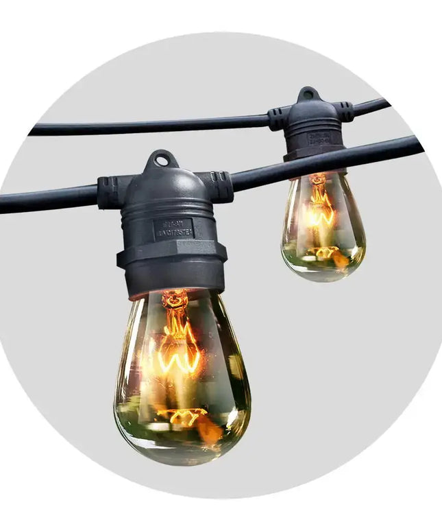 65m Festoon String Lights Christmas Bulbs Party Wedding Garden Party-Occasions > Lights-Dropli