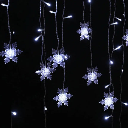 6M Christmas Icicle Light Solar White LED - Occasions > Christmas > Outdoor Decorations & Lights