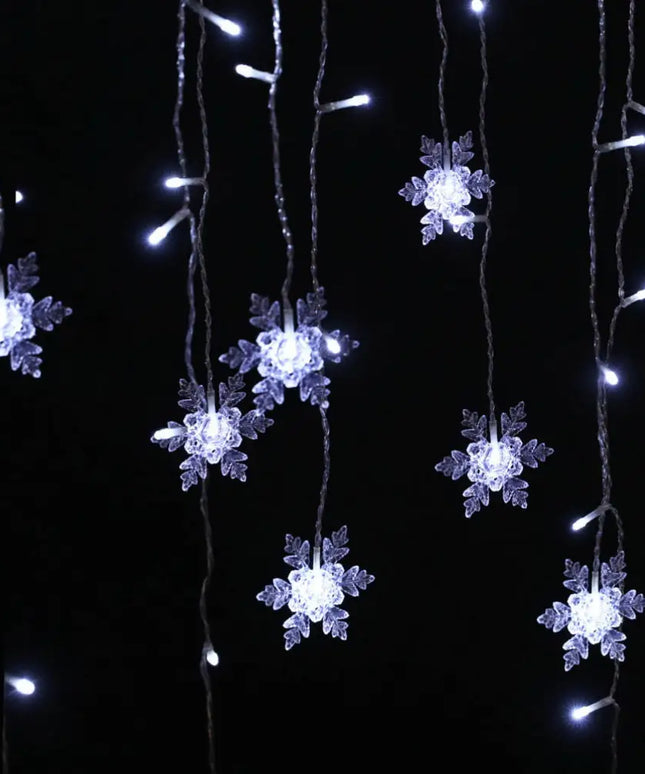 6M Christmas Icicle Light Solar White LED - Occasions > Christmas > Outdoor Decorations & Lights
